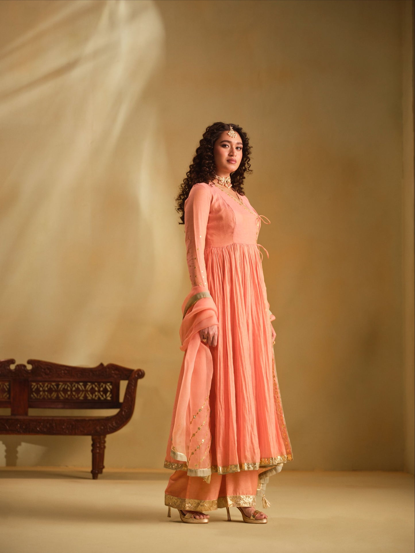 Shivani Raghuvanshi in Sarvya Angrakha Set