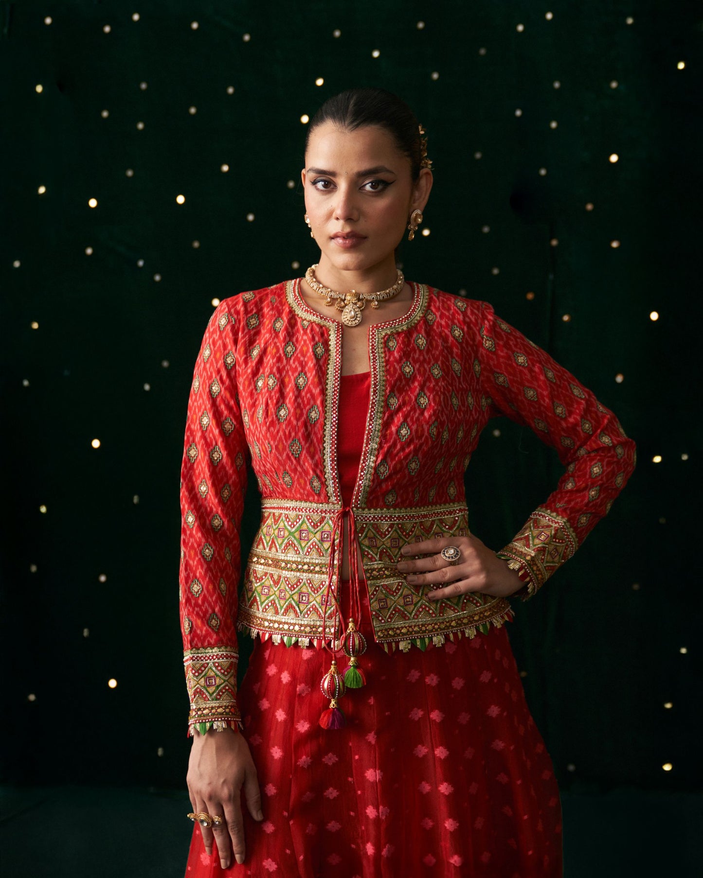 Maracus Lehenga with jacket