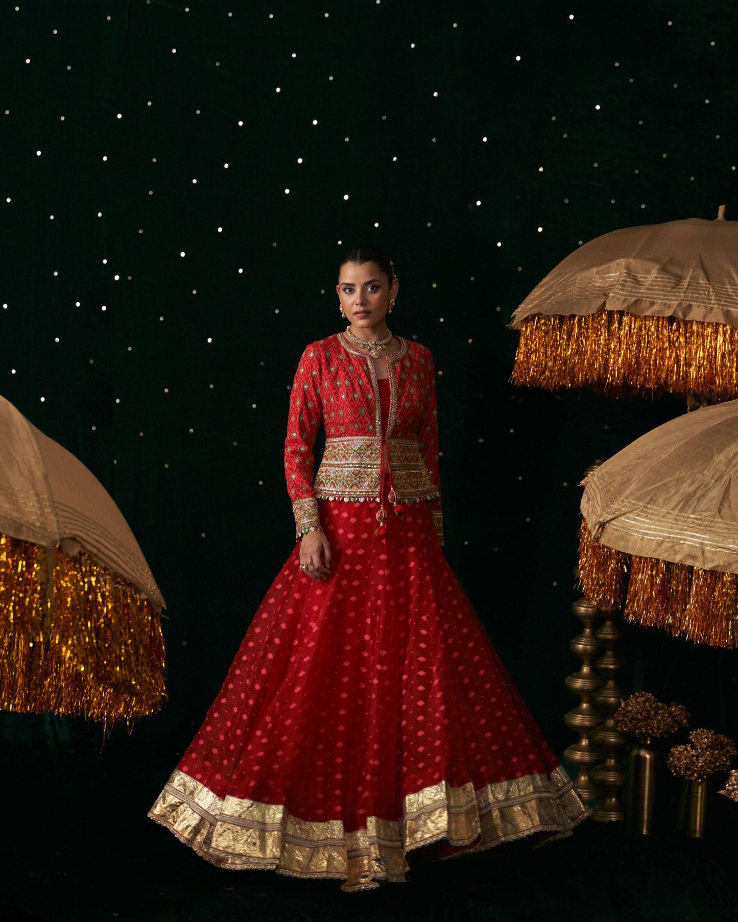 Maracus Lehenga with jacket