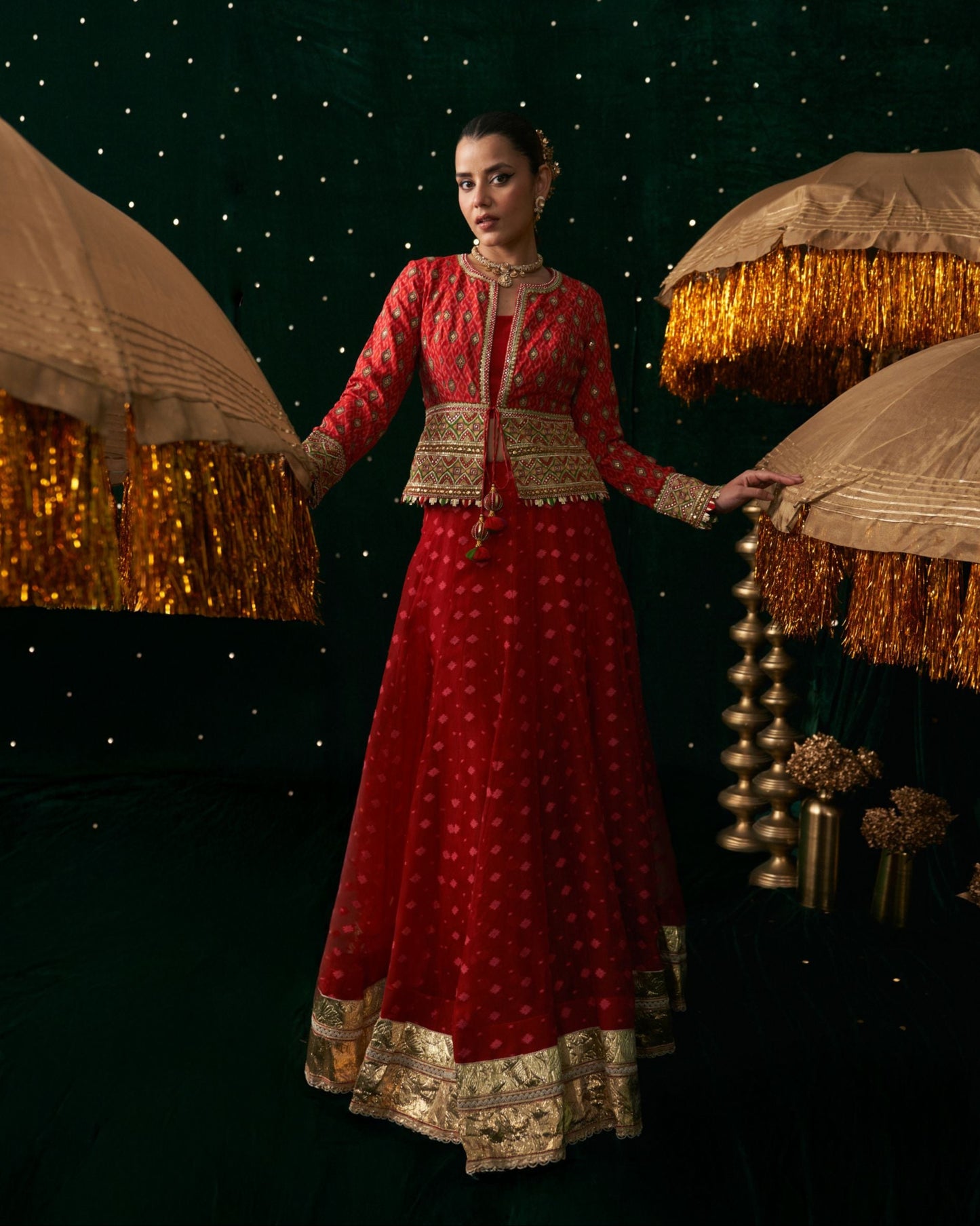 Maracus Lehenga with jacket