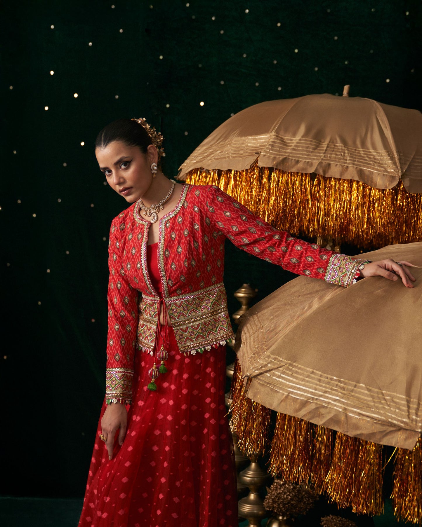Maracus Lehenga with jacket