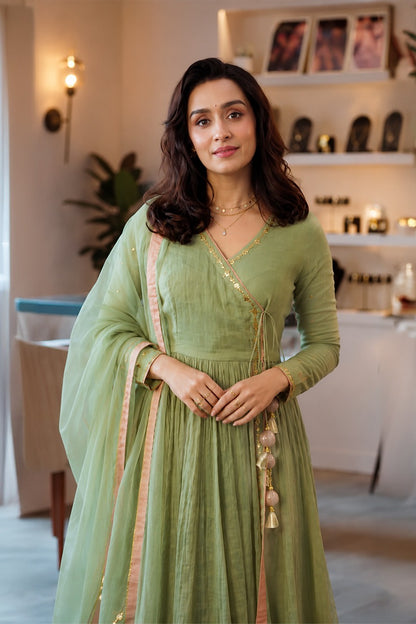 Shraddha Kapoor in Sarvya Angrakha Set