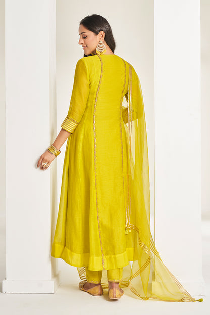 Megha Seehra & Kamiya Jani in Yellow Kurta set