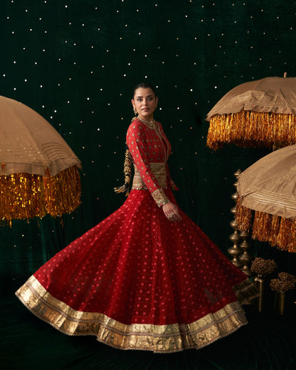 Maracus Lehenga with jacket