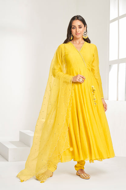 Bright Yellow Angrakha