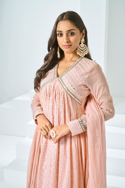 Blush Pink Anarkali