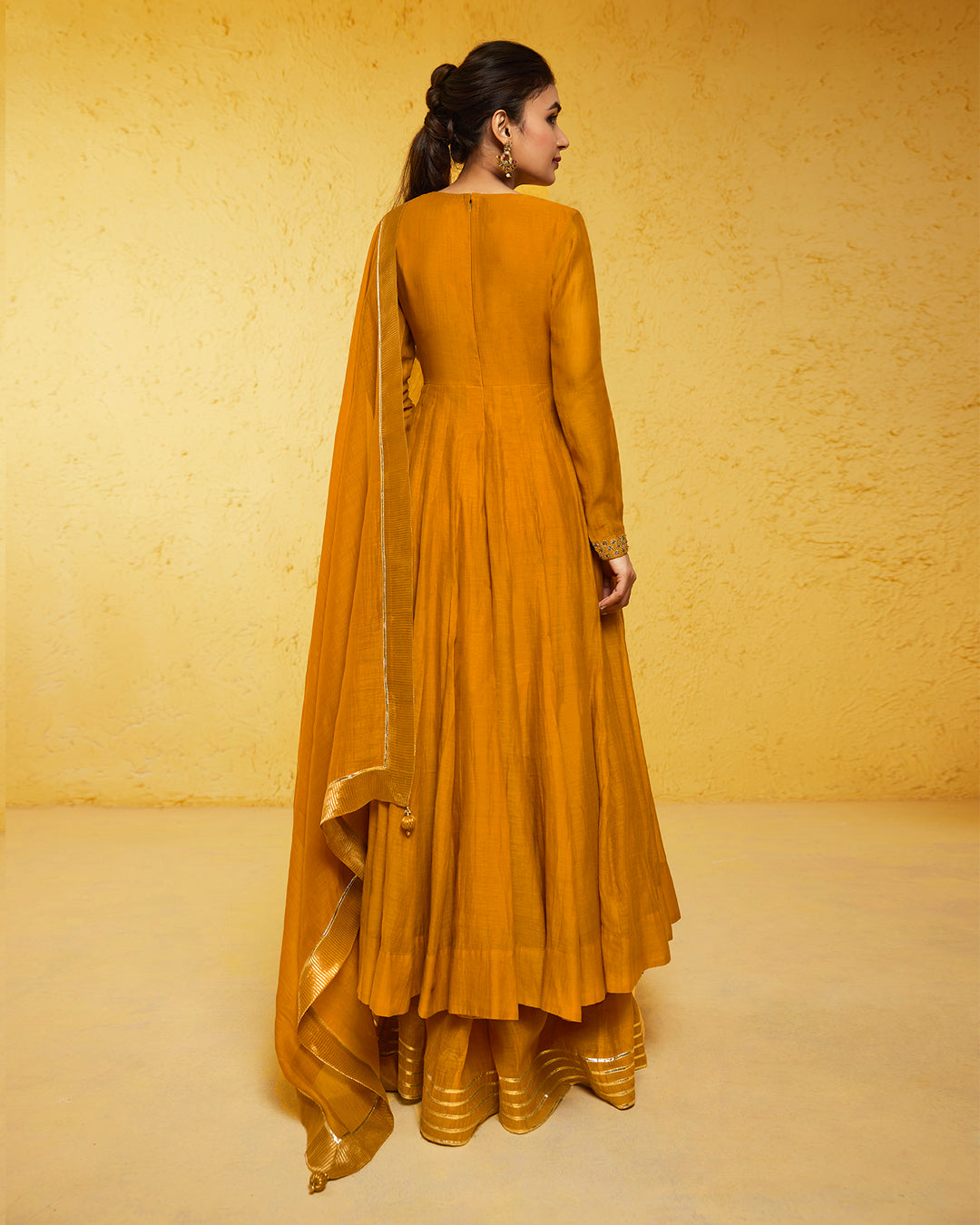 Hebah Patel in Mustard Anarkali