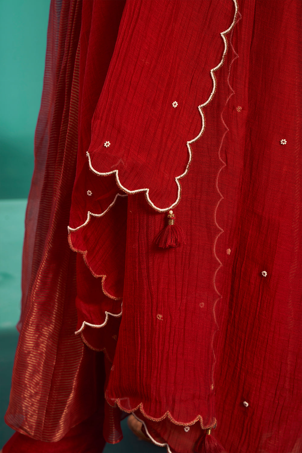 Crimson Anarkali