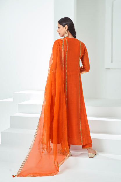 Orange Kurta set