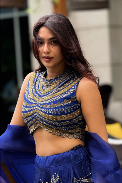 Aishwarya Lekshmi in Rohiniya Lehenga set
