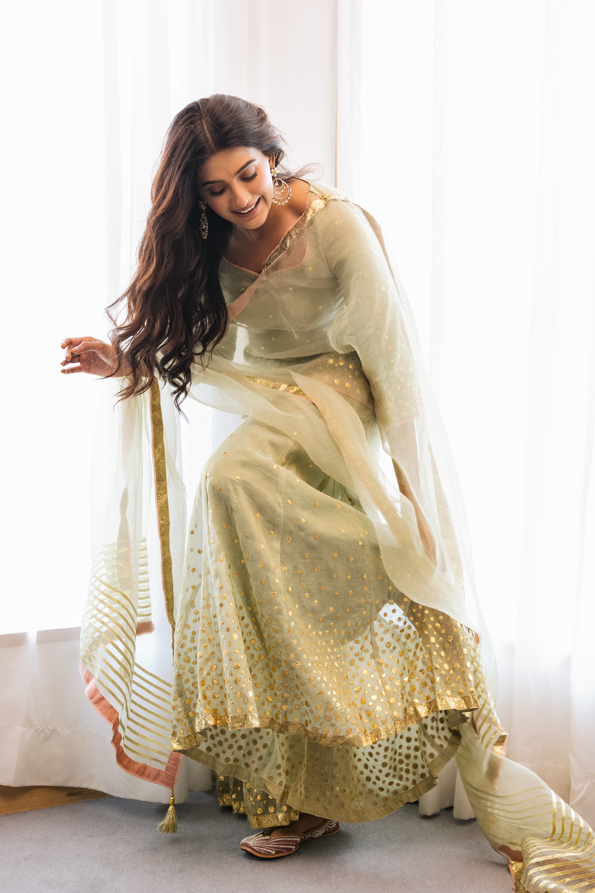 Nikita Kaur Divya Sharara Set