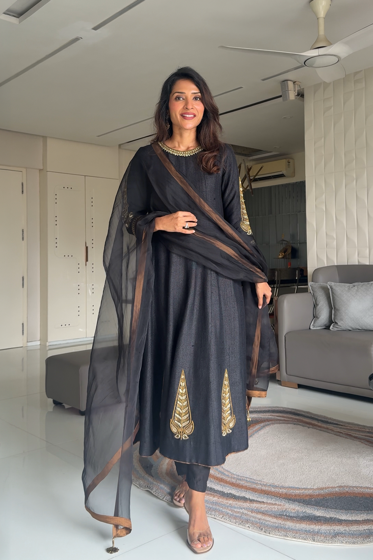Gunjan Ladha in Rochana Set