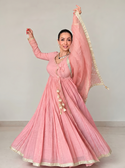 Malaika Arora in Sarvya Angrakha Set