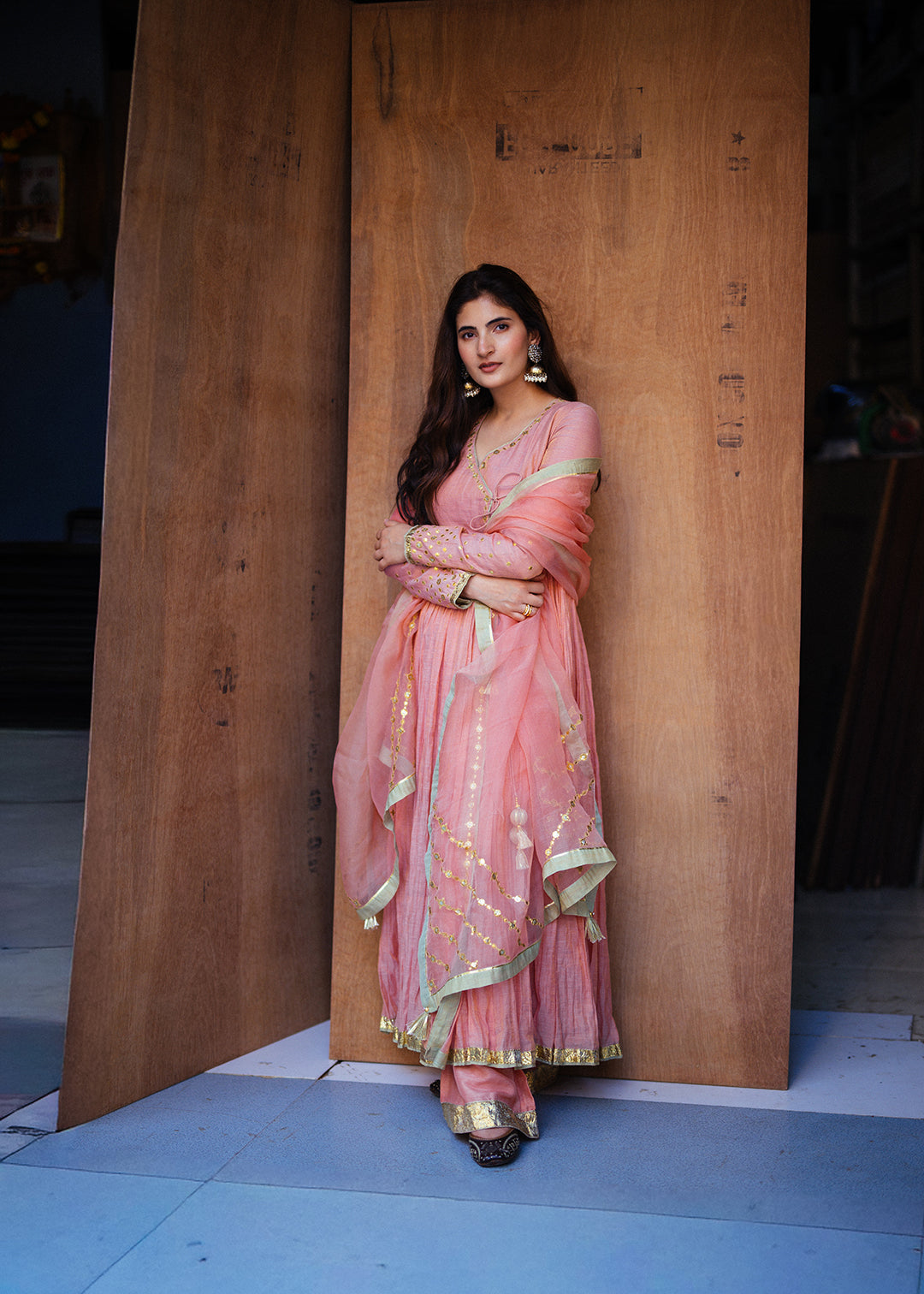 Shivani Raghuvanshi in Sarvya Angrakha Set