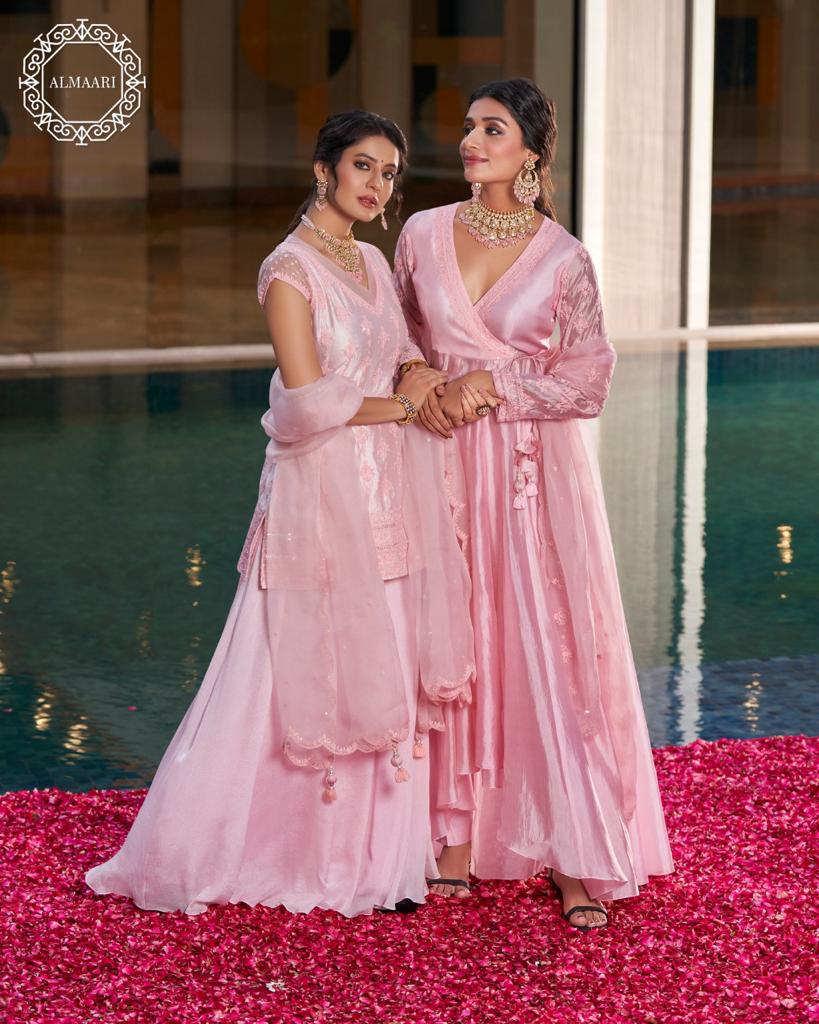 light pink sharara dress Buy Pink Sharara Suit For Women Online in India 2025 – Almaari By Pooja  Patel