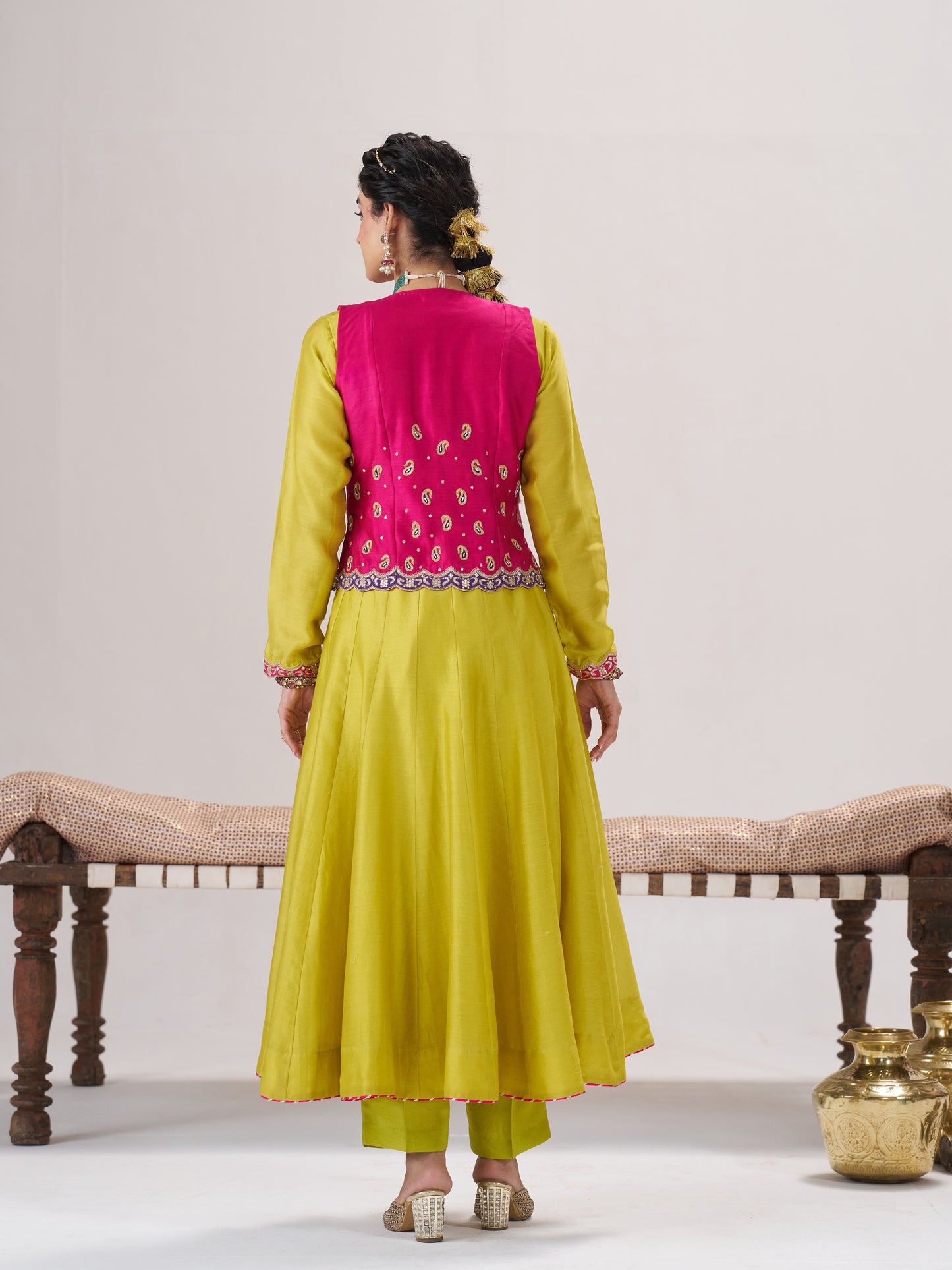 Phulkari Jacket Set