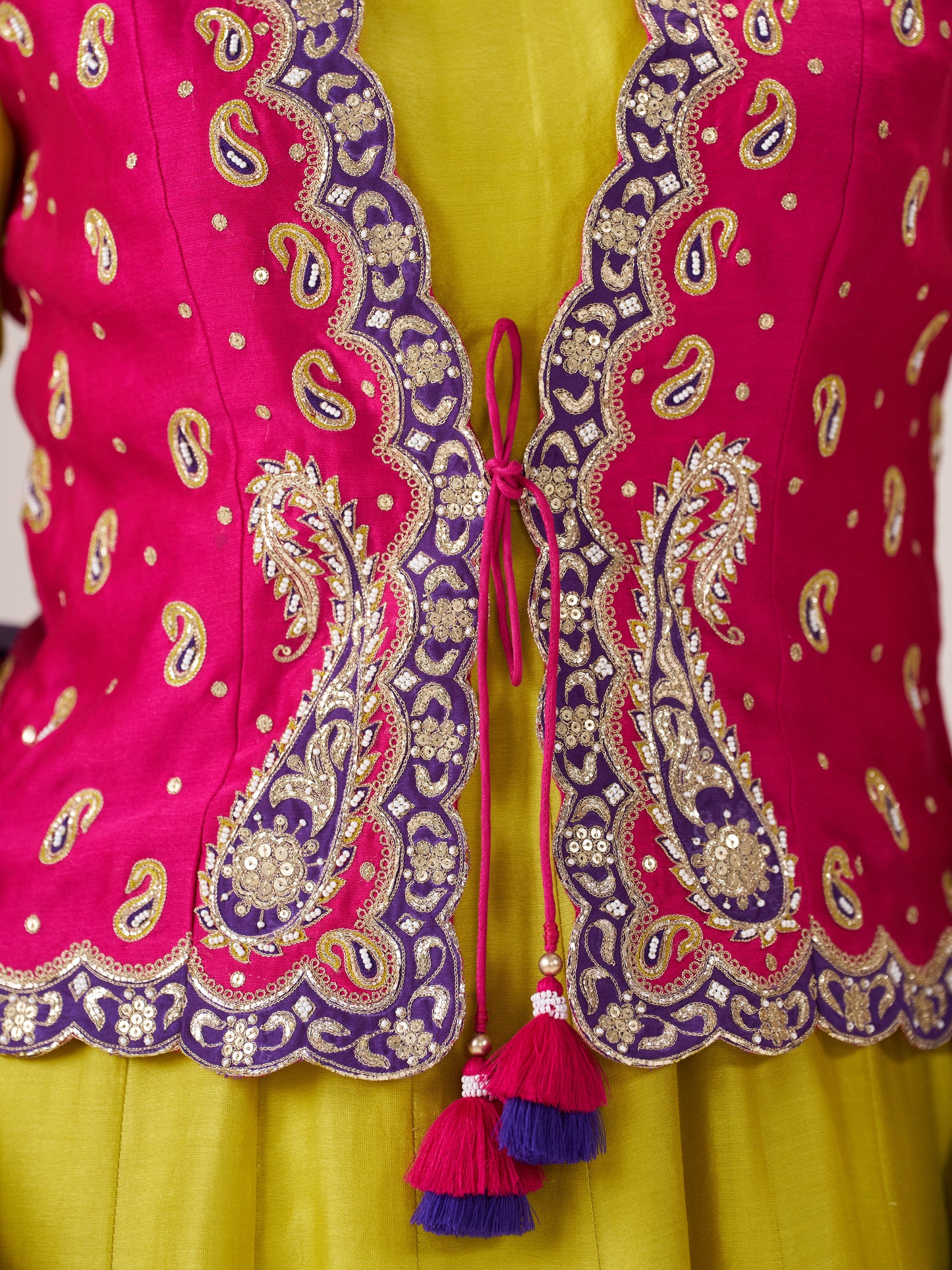 Phulkari Jacket Set