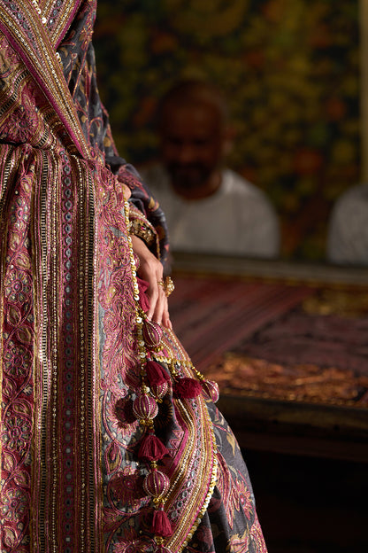 Pink Kalamkari Saree